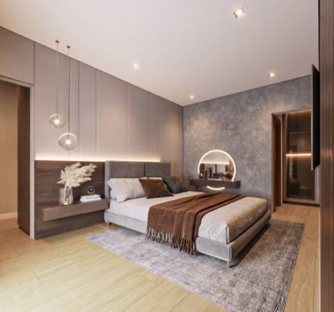 Lote urbano com 750 m² e projeto aprovado para conjunto habitacional contemporâneo de 4 unidades T3 em zona residencial de Évora