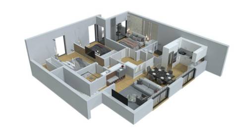 Lote urbano com 750 m² e projeto aprovado para conjunto habitacional contemporâneo de 4 unidades T3 em zona residencial de Évora