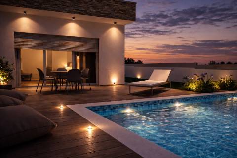 Moradia T4 Nova com Piscina Aquecida, Garagem e Jardim