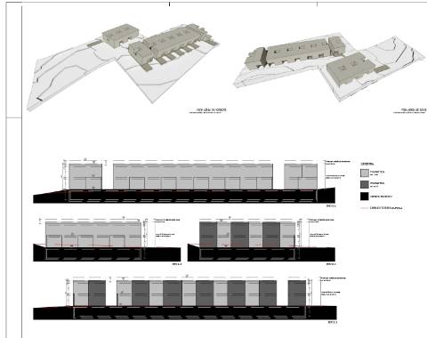 Terreno para construção de 10 moradias no centro com projeto aprovado - Almancil