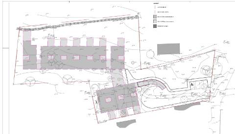 Terreno para construção de 10 moradias no centro com projeto aprovado - Almancil