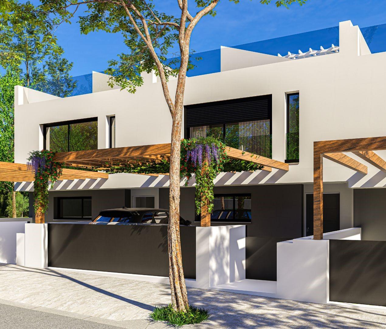 Moradias de Luxo T4 com piscina e fantásticas vistas sobre a Ria Formosa.