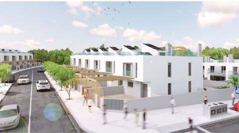 Moradias de Luxo T4 com piscina e fantásticas vistas sobre a Ria Formosa.