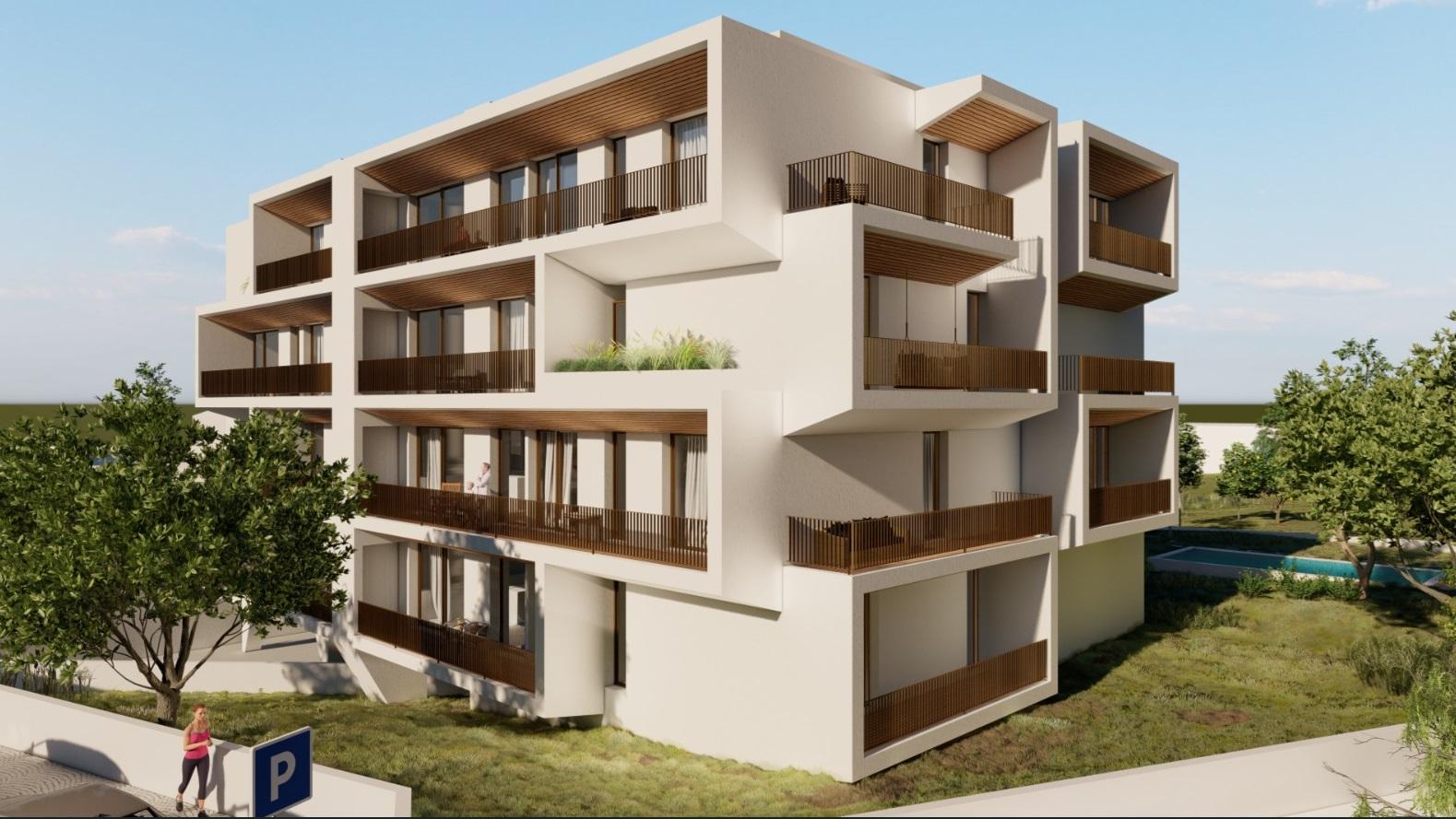 Apartamentos de luxo em construção
