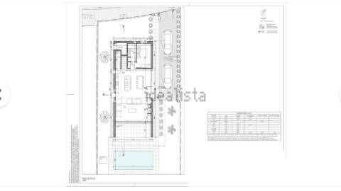 Moradia nova contemporânea de 3 quartos com piscina