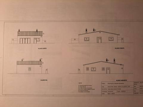 Terreno com projeto aprovado com vistas magnificas do campo de golfe da Quinta da Ombria