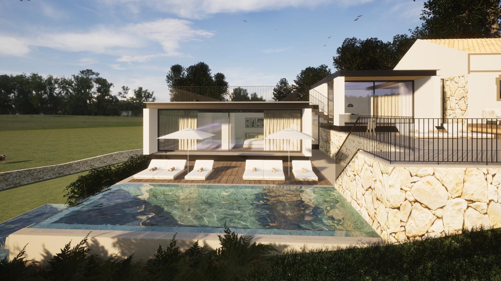 EXCLUSIVIDADE Terreno com vista mar e projecto approvado.