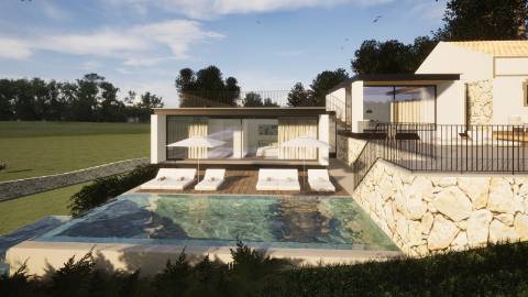 EXCLUSIVIDADE Terreno com vista mar e projecto approvado.