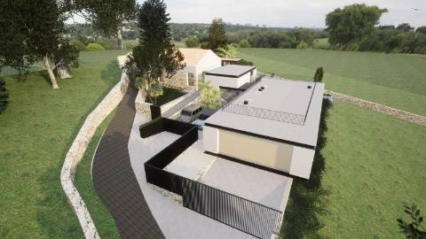 EXCLUSIVIDADE Terreno com vista mar e projecto approvado.