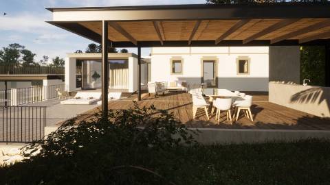 EXCLUSIVIDADE Terreno com vista mar e projecto approvado.