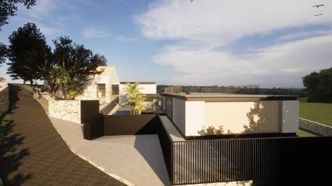 EXCLUSIVIDADE Terreno com vista mar e projecto approvado.