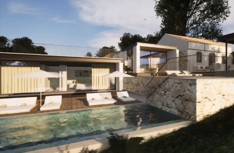 EXCLUSIVIDADE Terreno com vista mar e projecto approvado.