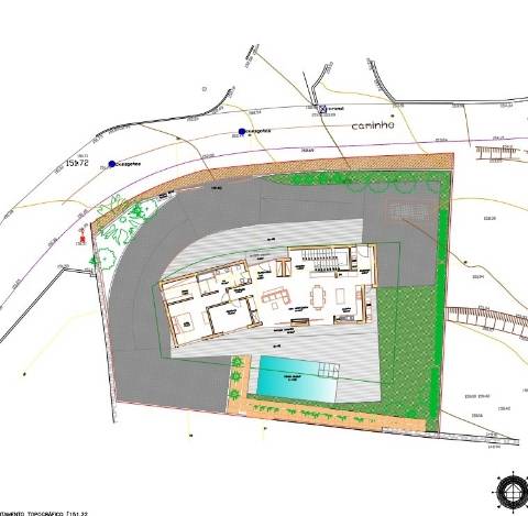 Terreno com projeto approvado