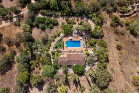Casa de campo de quatro quartos com piscina, garagem e vista para o mar em São Brás de Alportel, Algarve, Portugal