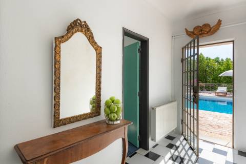 Casa de campo de quatro quartos com piscina, garagem e vista para o mar em São Brás de Alportel, Algarve, Portugal