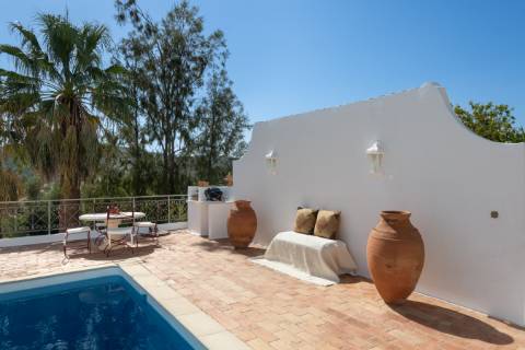 Casa de campo de quatro quartos com piscina, garagem e vista para o mar em São Brás de Alportel, Algarve, Portugal