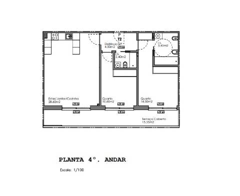 Apartamento T1 novo com piscina e garagem - Olhão