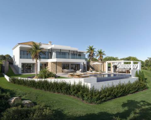 Magnifica moradia 5 quartos com vista mar em construção