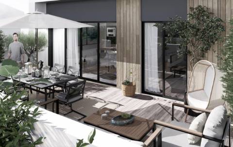 Excelente T2 com piscina e garagem Centro Almancil