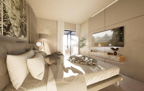 Excelente T2 com piscina e garagem Centro Almancil