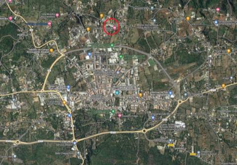 Lote com projecto aprovado para moradia de 3 quartos