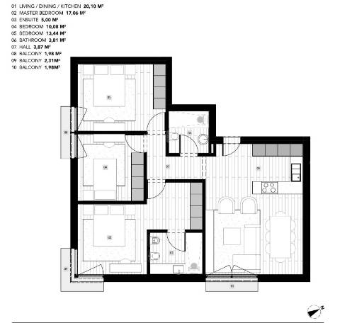 Apartamento T3 Moderno em Almancil com Excelente Localização