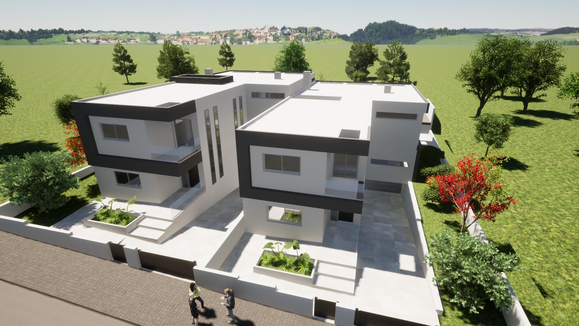 Terreno urbano com projeto arquitetônico - Ideal para duas casas geminadas com piscina
