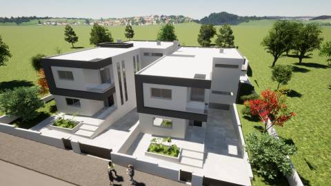 Terreno urbano com projeto arquitetônico - Ideal para duas casas geminadas com piscina
