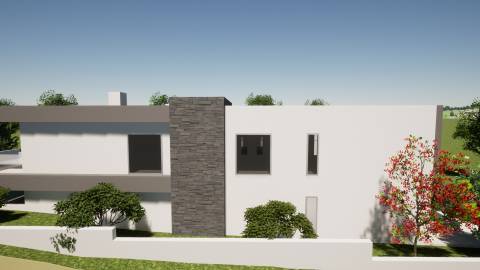 Terreno urbano com projeto arquitetônico - Ideal para duas casas geminadas com piscina
