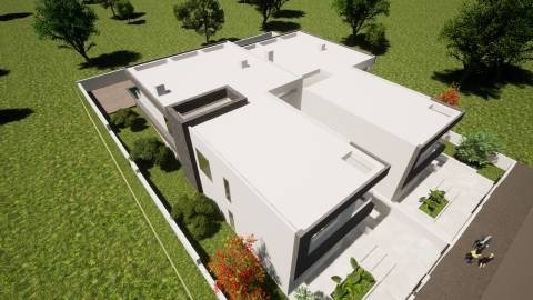 Terreno urbano com projeto arquitetônico - Ideal para duas casas geminadas com piscina
