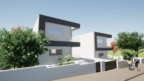 Terreno urbano com projeto arquitetônico - Ideal para duas casas geminadas com piscina
