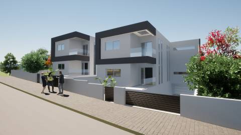 Terreno urbano com projeto arquitetônico - Ideal para duas casas geminadas com piscina
