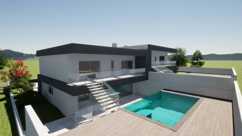 Terreno urbano com projeto arquitetônico - Ideal para duas casas geminadas com piscina
