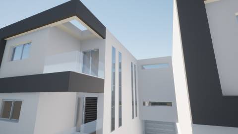 Terreno urbano com projeto arquitetônico - Ideal para duas casas geminadas com piscina
