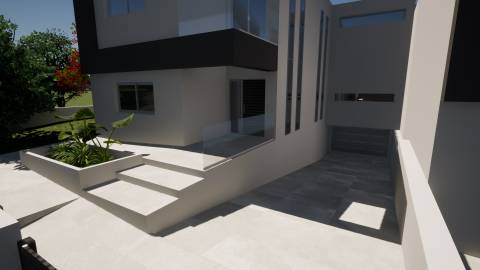 Terreno urbano com projeto arquitetônico - Ideal para duas casas geminadas com piscina
