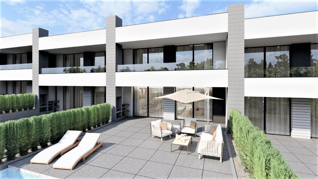 Excelentes moradias em banda com 3 quartos em fase inicial de construção em Almancil.