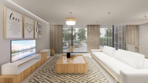 Excelentes moradias em banda com 3 quartos em fase inicial de construção em Almancil.