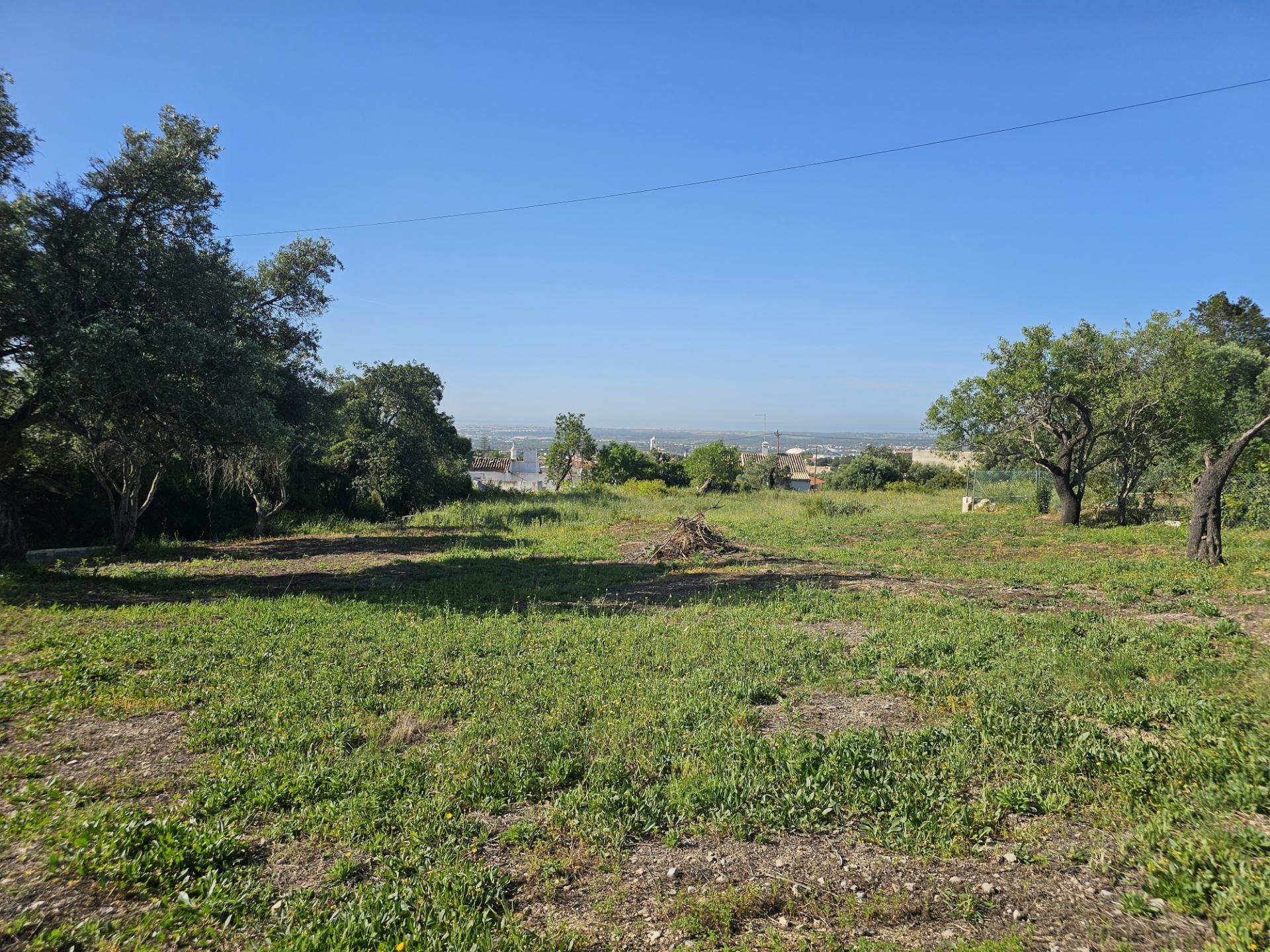 EXCLUSIVO-Excecional terreno em Santa Barbara de Nexe com vista mar