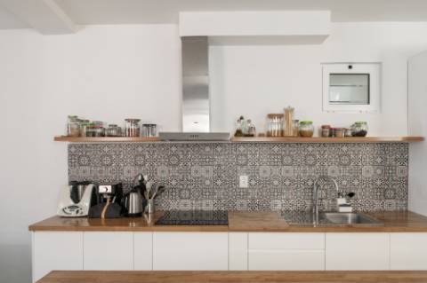 Moradia restaurada com vista para as muralhas do Castelo de Loulé