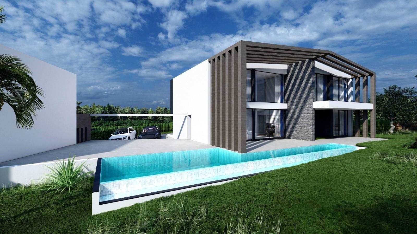 Lote de terreno vendido com projecto aprovado para 3 magnificas moradias com piscina individuais.