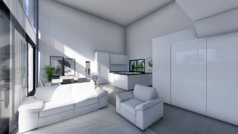 Lote de terreno vendido com projecto aprovado para 3 magnificas moradias com piscina individuais.