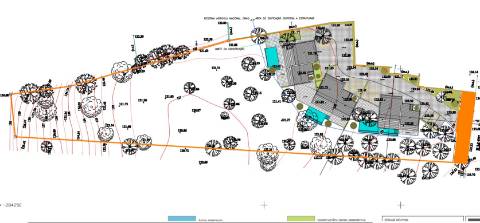 Lote de terreno vendido com projecto aprovado para 3 magnificas moradias com piscina individuais.