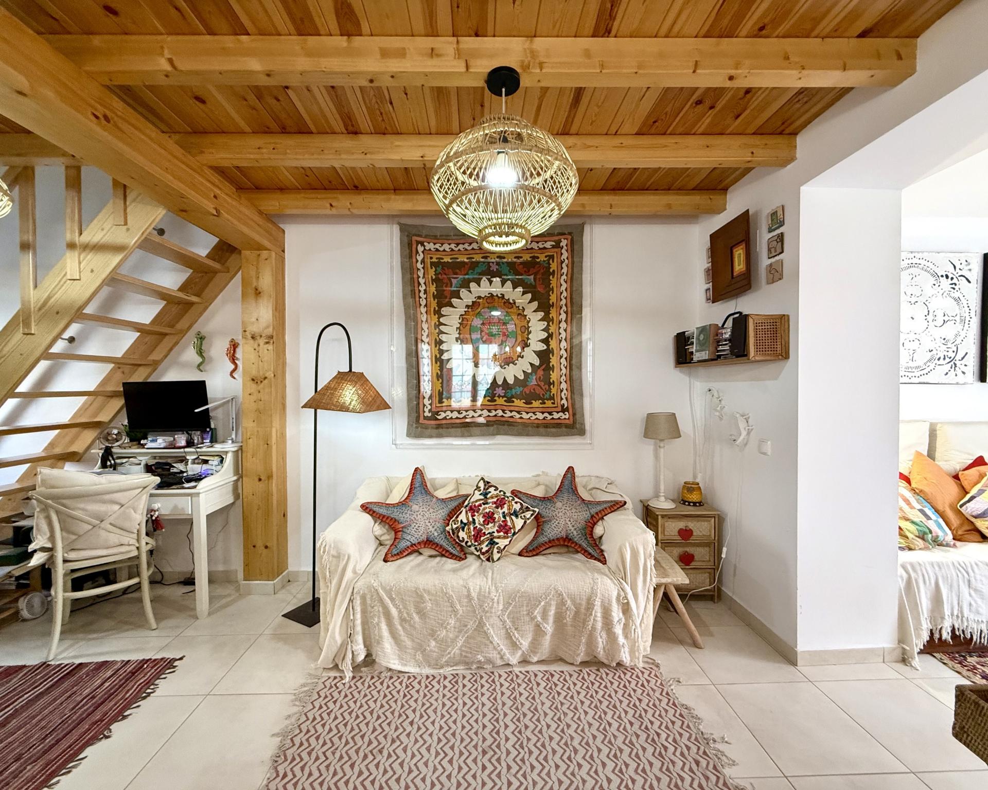 Casa geminada com charme I T2 +1 I Quintal I Centro de Vila Real de Santo António