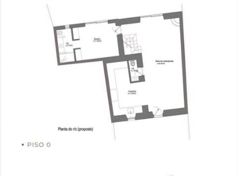 Moradia em banda nova moderna com vista para o campo