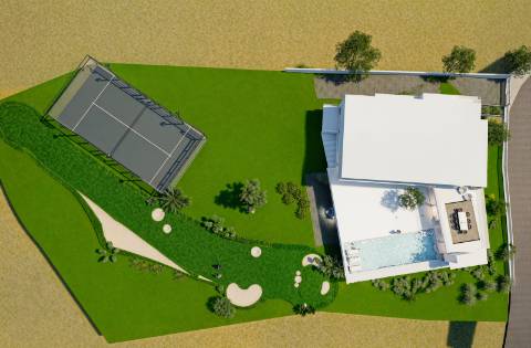 Terreno com Projeto de Luxo para Moradia de Sonho em Almancil Algarve