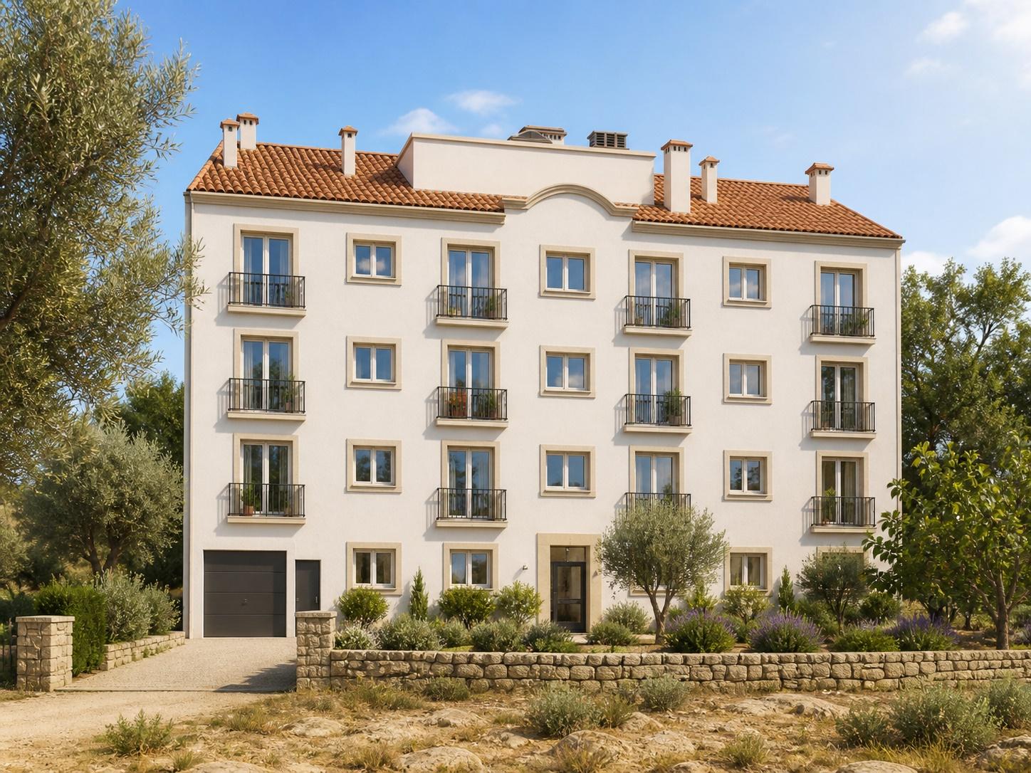 Terreno para construção de bloco de apartamentos - Almancil
