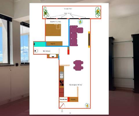 Apartamento T1 Viseu