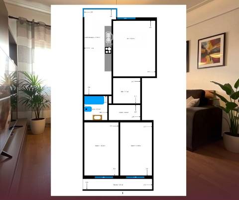 Apartamento T2 Venda em Abraveses,Viseu