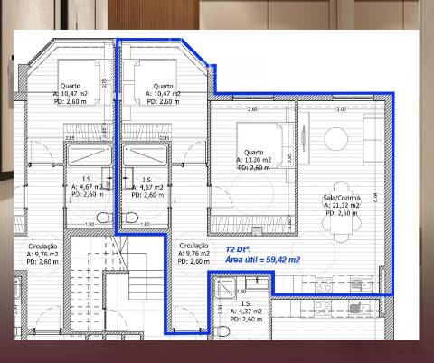 Apartamento T2 Venda em Ranhados,Viseu