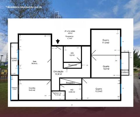 Apartamento T3 Venda em Viseu,Viseu